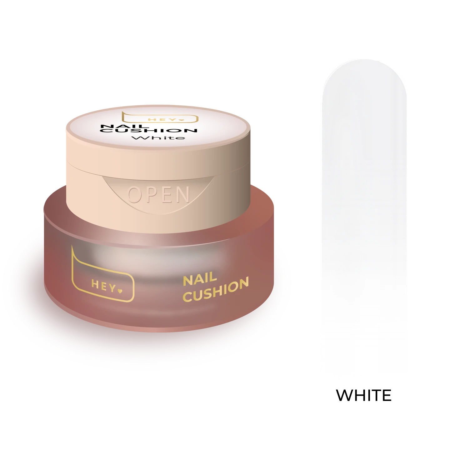 Nail cushion «White», 2 g