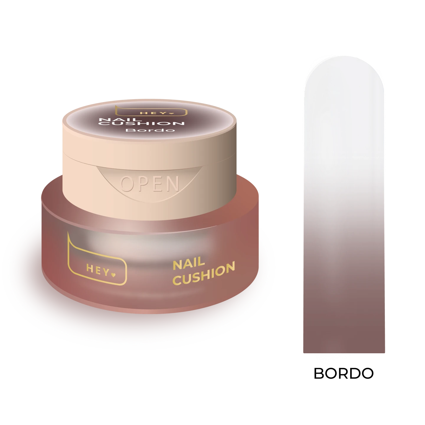 Nail cushion «Bordo», 2 g